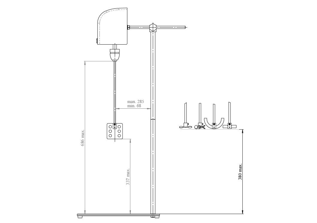 Biosan MM-1000 Mekanik Karıştırıcı - Çoklu